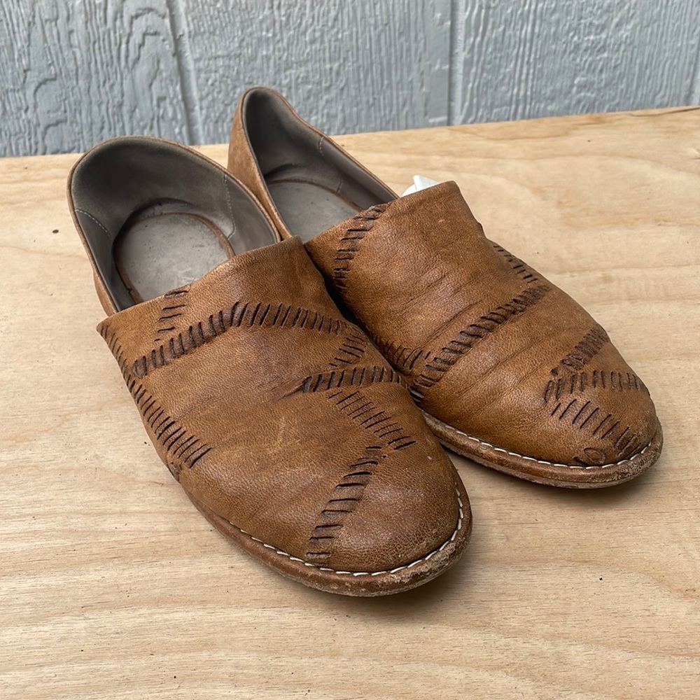 VERO CUIOI Made in Italy Unique Leather Flats size EU 37.5